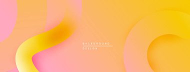 Soyut sıvı şekiller, sıcak renk paleti. Yumuşak gradyanlar modern arkaplan tasarımı yaratır. Minimalist estetik, pürüzsüz geçişler.