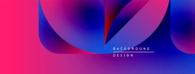 Soyut enerjik tasarım. Sıvı şekiller pembe, mor ve mavi renkleri harmanlıyor. Modern estetik, dinamik bileşim, uygun arkaplan ögesi.