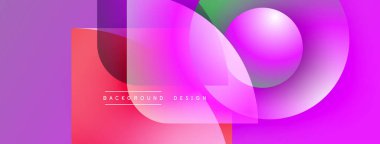 Soyut, enerjik şekiller çakışıyor. Pembe, mor, kırmızı renkler tasarımda baskın. Modern estetik, pürüzsüz gradyanlar dinamik görsel efekt yaratır.