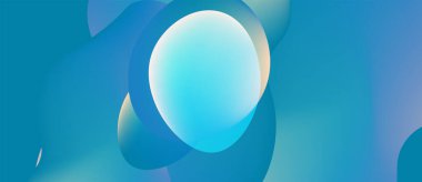 Soyut sıvı şekilleri, canlı maviler, yumuşak gradyanlar rahatlatıcı görsel deneyimler yaratır. Minimalist tasarım, modern estetik.