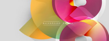 Soyut sıvı şekiller, canlı renklerin karışımı. Modern tasarım elementleri dinamik bileşim yaratır. Yumuşak eğimler, pürüzsüz geçişler görünür.