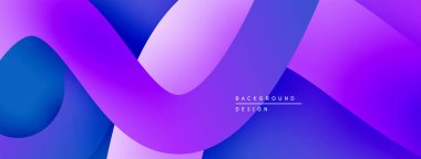 Soyut değişim dalgaları, mor renkler hakim. Modern tasarım, pürüzsüz geçişler dinamik görsel efektler yaratır. Arkaplan ögesi.