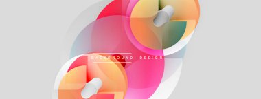 Soyut sıvı şekiller, canlı renkler, modern tasarım. Pürüzsüz gradyanlar arka plan için uygun dinamik bileşim oluşturur.