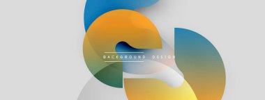 Soyut şekiller örtüşüyor, canlı renk değişimleri yaratıyor. Modern tasarım elementleri dinamik hareket, temiz estetik öneriyor. Arkaplan özellikleri metin.