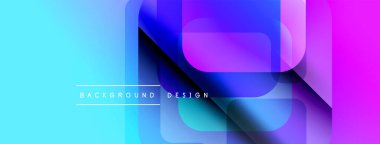 Soyut, enerjik bir arkaplan. Üst üste binen şekiller dinamik görsel efekt yaratır. Renk değişimi pürüzsüz, modern tasarım.