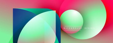 Soyut eğimler, üst üste binen şekiller modern görseller yaratır. Yumuşak renk geçişleri, dinamik bileşim, mevcut tasarım elementleri.