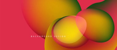 Soyut akışkan şekiller harmanlanarak, canlı bir arkaplan oluşturur. Sıcak renkler baskın, dinamik görsel deneyim sunuyor.