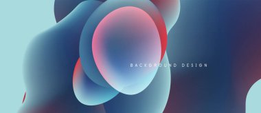 Soyut sıvı şekiller harmanlanarak canlı renk değişimleri yaratır. Mavi, pembe, turkuaz baskın kompozisyon. Modern tasarım ögesi.