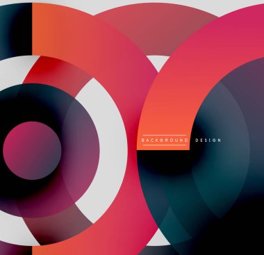 Soyut geometrik şekiller çakışıyor. Canlı renkler dinamik görsel efekt yaratır. Modern tasarım ögeleri cesur kompozisyon sunar.