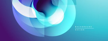 Soyut akışkan şekiller, canlı mavi mor gradyanlar. Modern tasarım ögesi, pürüzsüz geçişler, dinamik bileşim.