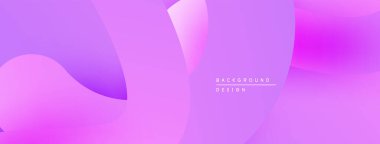 Soyut mor arkaplan. Pürüzsüz gradyanlar akışkan şekiller, modern tasarım elementleri yaratır. Minimalist estetik, canlı renkler.