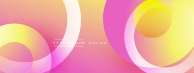 Soyut renkli katmanlar dinamik görsel efekt yaratır. Gradyan renkler harmanlanarak modern arkaplan tasarımı oluşturur. Pürüzsüz şekiller örtüşür.