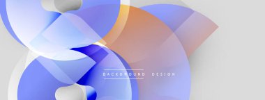 Soyut tasarım, akan şekiller, mavi, turuncu renkler içerir. Minimalist stil, gradyan etkiler, modern estetik. Arkaplan ögeleri dinamik bileşim oluşturur.