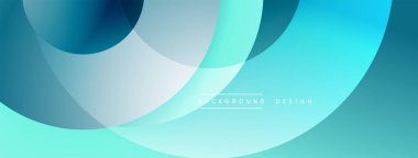 Soyut sıvı şekiller, havalı maviler, yeşiller modern arka plan yaratır. Üst üste binen katmanlar derinliği, pürüzsüz eğimleri ve durgun estetiği gösteriyor..