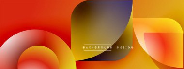 Soyut gradyanlar çakışıyor, dinamik görsel akış yaratıyor. Sıcak renkler baskın, turuncu, sarı, mor renkler. Minimalist metin arkaplan tasarımı okur.