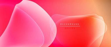 Soyut eğimler, akan şekiller canlı bir arkaplan yaratır. Yumuşak renkler pürüzsüzce harmanlanır, modern tasarım ögesi.