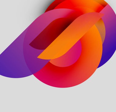 Soyut renkli katmanlar dinamik akış yaratır. Renkler karışır, kıvrımlı şekiller oluşturur. Modern tasarım enerjiyi ve hareketi çağrıştırıyor..