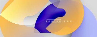 Soyut sıvı şekilleri örtüşür ve canlı renk değişimleri yaratır. Modern tasarım hareketi, enerjiyi, görsel uyumu çağrıştırıyor.