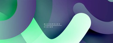 Soyut sıvı şekiller, canlı renklerin karışımı. Modern tasarım, pürüzsüz gradyanlar dinamik görsel efekt yaratır. Minimalist arkaplan.