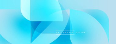 Soyut mavi gradyanlar dinamik şekiller oluştururlar. Yumuşak geçişler, dijital projeler için ideal modern arkaplan tasarımı yaratır.