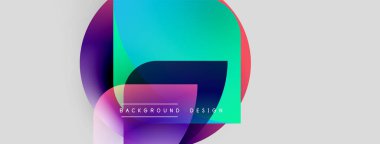 Soyut, canlı çemberler örtüşüyor ve dinamik, renkli bir arkaplan oluşturuyor. Metin arka plan tasarımı okur. Modern estetik, temiz sunum.