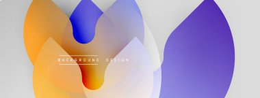 Soyut sıvı şekilleri örtüşür ve canlı renk değişimleri yaratır. Modern tasarım elementleri dinamik hareketi, pürüzsüz geçişleri önerir.