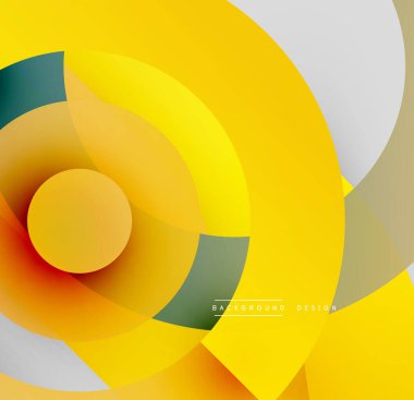 Soyut tasarım özellikleri üst üste biniyor. Sarılar, portakallar, griler dinamik bir değişim etkisi yaratır. Modern, pürüzsüz görsel kompozisyon.