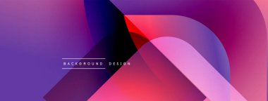 Soyut sıvı şekilleri örtüşür, canlı mor, pembe renkler yaratır. Metin, katmanların altındaki arkaplan dizaynını okur. Modern estetik.