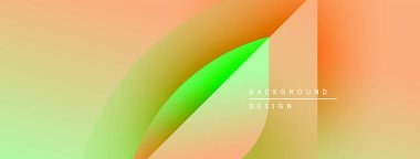 Soyut gradyanlar harmanlanarak, dinamik görsel akış yaratır. Yumuşak renkler üst üste biniyor, modern arkaplan tasarımı oluşturuyor. Metin arkaplan tasarımı okur.