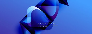 Soyut mavi tasarım akışkan şekiller, gradyanlar içerir. Modern estetik, arka planlar ve sunumlar için uygun. Minimalist stil.