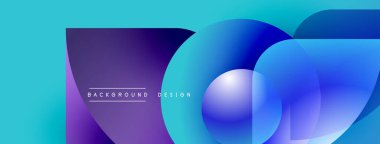 Soyut sıvı şekiller, canlı mavi, mor renkler. Modern tasarım elementleri dinamik görsel etki yaratır. Metin arkaplan tasarımı okur.