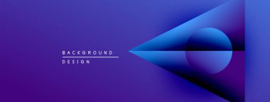 Soyut mor arkaplan. Geometrik şekiller, dinamik görsel efekt oluşturur. Modern tasarım elementleri pürüzsüz eğimler sunar.