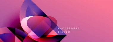 Soyut şekiller harmanlanır, canlı pembe, mor renkler yaratır. Modern tasarım enerji, akıcılık ve görsel ilgiyi çağrıştırır..