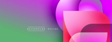 Soyut eğim arkaplanı. Üst üste binen şekiller dinamik görsel efekt yaratır. Modern tasarım elemanları canlı renk şeması sunar.