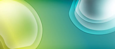 Soyut arkaplan düz gradyanlar, kıvrımlı şekiller, açık deniz mavisi, sarı renkler içerir. Modern tasarım, sakin ve akıcı hareketleri çağrıştırıyor..