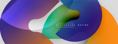 Soyut sıvı şekilleri örtüşür ve canlı renk değişimleri yaratır. Modern tasarım elementleri dinamik hareket, görsel enerji.