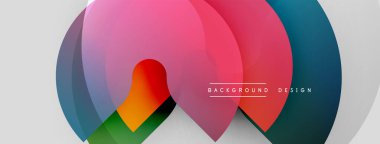 Soyut katmanlar örtüşüyor, canlı renk değişimleri yaratıyor. Modern tasarım elementleri dinamik hareketi, pürüzsüz geçişleri önerir.