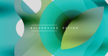 Soyut sıvı şekilleri üst üste binerek canlı, yeşil ve sarı renkler oluşturur. Arkaplan ve sunumlar için modern tasarım ögesi.