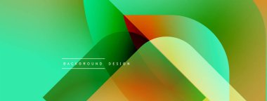 Soyut sıvı şekilleri örtüşür ve canlı bir arkaplan oluşturur. Yeşil, turuncu, kırmızı renkler tasarımda baskın. Mevcut en küçük metin.