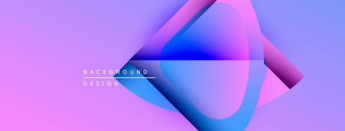 Soyut sıvı şekilleri, canlı pembeler, maviler dinamik arkaplan oluşturur. Metin arka plan tasarımı okur. Modern, minimalist estetik.