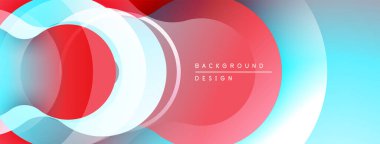 Soyut akışkan şekiller, kırmızı, beyaz, mavi gradyanlar. Modern tasarım, dinamik kompozisyon, pürüzsüz geçişler. Dijital projeler için arkaplan ögesi.