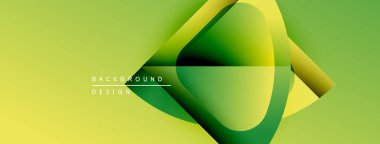 Soyut sarı yeşil tasarım. Akışkan şekiller, dinamik görsel efekt oluşturur. Sunumlar ve web siteleri için modern arkaplan.