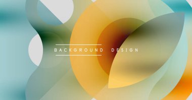 Soyut renkli şekiller dinamik görsel efektler yaratır. Yumuşak gradyanlar renkleri karıştırır, modern arkaplan tasarımı oluşturur.