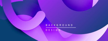 Soyut mor katmanlar akışkan şekiller yaratır. Gradyan renkler düzgün bir şekilde harmanlanarak modern arkaplan tasarımı oluşturur. Minimalist estetik.