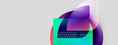 Soyut sıvı şekilleri örtüşür ve canlı renk değişimleri yaratır. Arka planlar ve sunumlar için modern tasarım öğesi. Temiz, basit estetik..