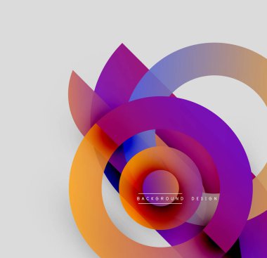 Soyut renkli katmanlar dinamik çiçek tasarımı yaratır. Gradyan renkler harmanlanır, dairesel desenler oluşur, modern estetik....