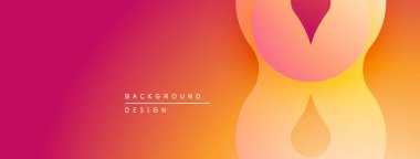 Soyut eğim arkaplanı. Sıcak renkler karışıyor, pürüzsüz geçişler yaratıyor. Şekiller akıcılığı, modern tasarım estetiği gösteriyor..