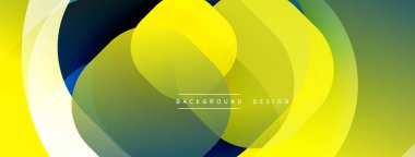 Soyut sarı, yeşil katmanlar dinamik akış tasarımı yaratır. Modern gradyan şekiller hareketi, enerjiyi, görsel cazibeyi akla getiriyor.