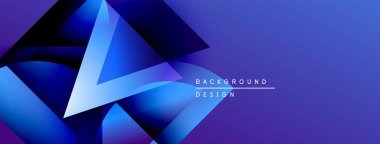 Soyut mavi tasarım. Geometrik şekiller, dinamik görsel efekt oluşturur. Metin arka plan tasarımı okur. Modern, gösterişli estetik..