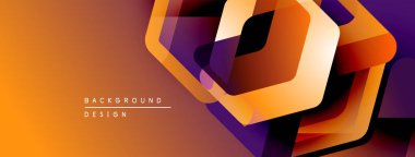 Soyut geometrik tasarım. Turuncu, mor renkler harmanlanarak dinamik görsel doku oluşturur. Dijital projeler için modern arkaplan.
